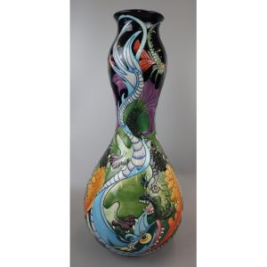 Fire and Water Moorcroft Vase