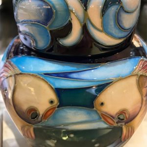 Moorcroft Lagoon ginger jar