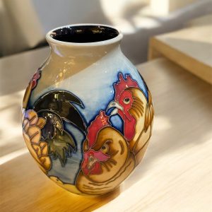 Chicken Moorcroft Vase