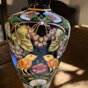 Nightingale Lulaby Vase Moorcroft