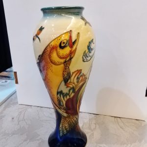 Trout Vase Moorcroft