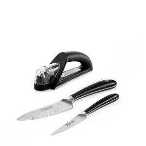 Kitchen Knife Set with Sharpener