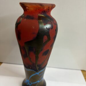 Okra England Fire Dance Vase