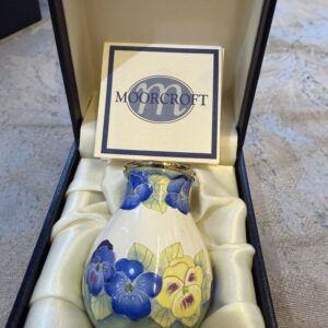 Miniature Pansy Vase By Moorcroft